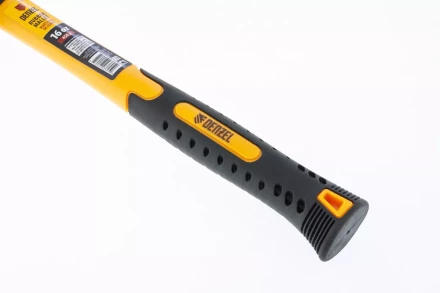 Киянка резиновая, 16 oz, черно-белая резина, фибергласовая рукоятка// Denzel 7711171 купить в Нягани