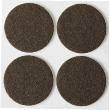 Накладки STAYER &quot;COMFORT&quot; на мебельные ножки, самоклеящиеся, фетровые, коричневые, круглые - диаметр 35 мм, 4 шт 40910-35 купить в Нягани