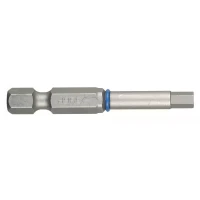 Биты ЗУБР "ЭКСПЕРТ" торсионные кованые, обточенные, хромомолибденовая сталь, тип хвостовика E 1/4", HEX4, 50мм, 2шт 26017-4-50-2