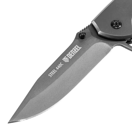 Нож складной Denzel, многоцелевой, системы Liner-Lock, с накладкой G10 на классической рукоятке, 79207 купить в Нягани