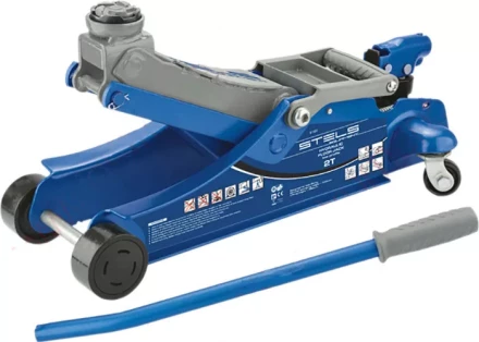Домкрат гидравлический подкатной поворотная рукоятка 2т LOW PROFILE 100-350 мм  STELS 51131 купить в Нягани