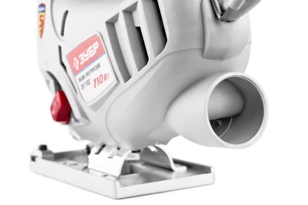 Лобзик ЗУБР, 3-х позиционный маятниковый ход, сталь-10мм/дерево-100мм, 500–3000ходов/мин, 710Вт ЗЛ-710Э купить в Нягани