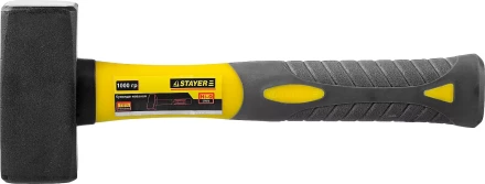 Кувалда с фиберглассовой рукояткой 1,0 кг, STAYER Fiberglass 20052-10 купить в Нягани