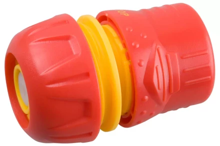 Cоединитель GRINDA пластмассовый c автостопом и запирающим механизмом, 3/4&quot; 8-426332 купить в Нягани