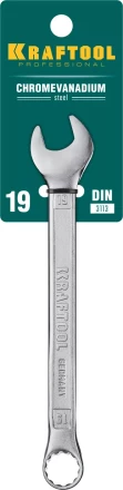 Ключи комбинированные KRAFTOOL, Cr-V, DIN 3113 27079-19 купить в Нягани