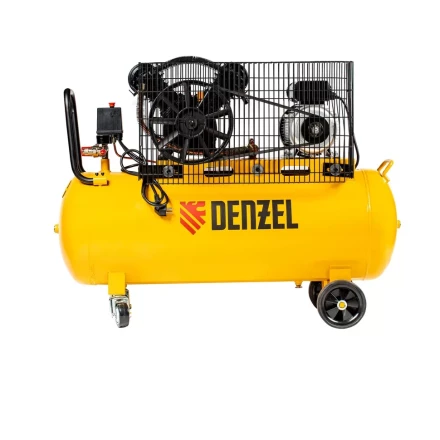 Компрессор воздушный BCV2200/100, ременный привод, 2.2 кВт, 100 литров, 370 л/мин Denzel 58110 купить в Нягани