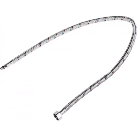 Подводка гибкая STAYER для воды к смесителям, оплетка из нерж стали, укороченная, г/ш 1/2&quot; - 0,8м 51016-080 купить в Нягани