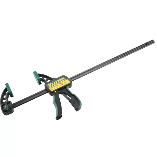 Струбцина "EcoKraft" ручная пистолетная, KRAFTOOL 32226-60, пластиковый корпус, 600/800мм, 150кгс 32226-60 купить в Нягани