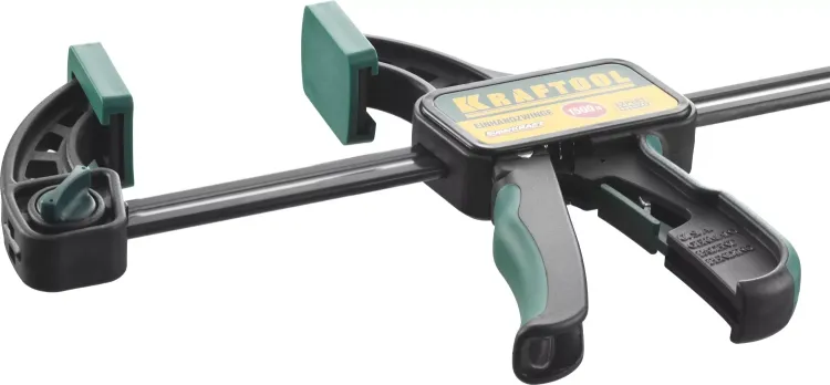 Струбцина "EcoKraft" ручная пистолетная, KRAFTOOL 32226-60, пластиковый корпус, 600/800мм, 150кгс 32226-60 купить в Нягани