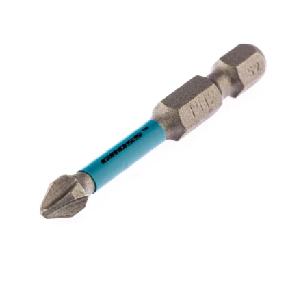 Набор бит торсионных PH2x50 мм для ударных шуруповертов 2 шт. Gross 11486 купить в Нягани