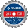 ЗУБР Стройрез, 250 х 30 мм, 24Т, пильный диск по строительной древесине, Профессионал (36931-250-30-24) купить в Нягани
