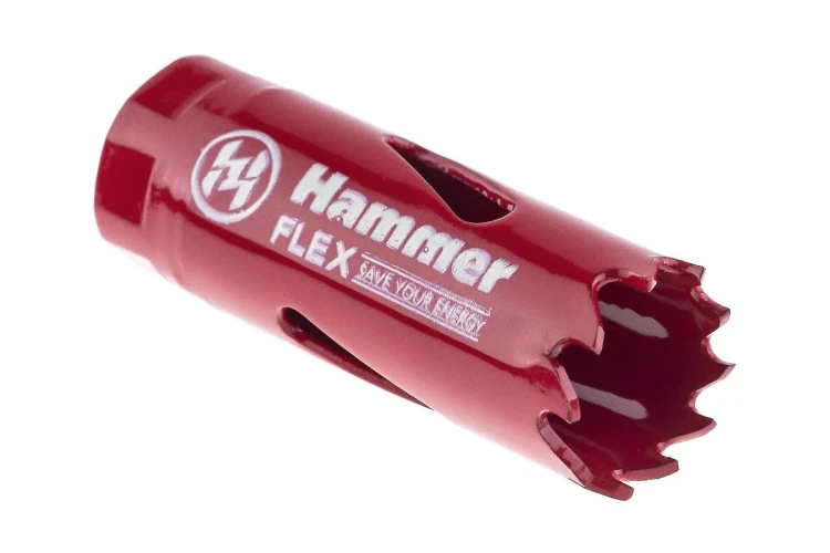 Коронка биметаллическая HAMMER Ф19х38мм 1/2"  BiMETALL (224-001) купить в Нягани