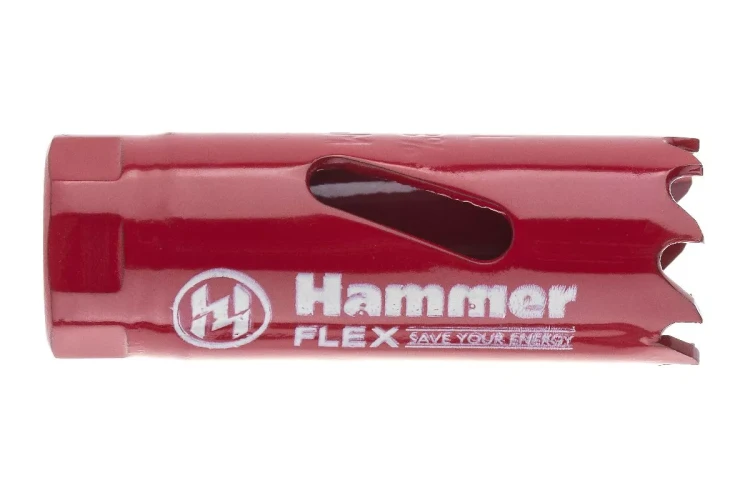 Коронка биметаллическая HAMMER Ф19х38мм 1/2"  BiMETALL (224-001) купить в Нягани