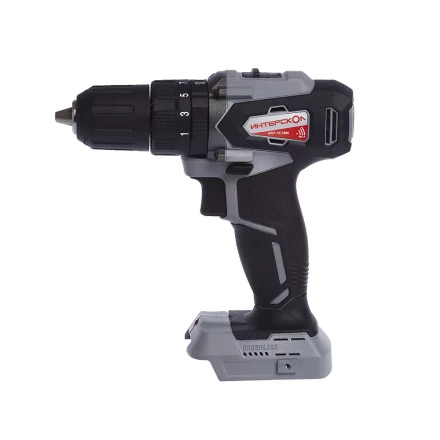 Профессиональная ударная дрель-шуруповерт с бесщеточным (вентильным) двигателем ИНТЕРСКОЛ ДАУ-13/18ВК аккумуляторная Li-ion АПИ (кейс, без аккумулятора и ЗУ) купить в Нягани