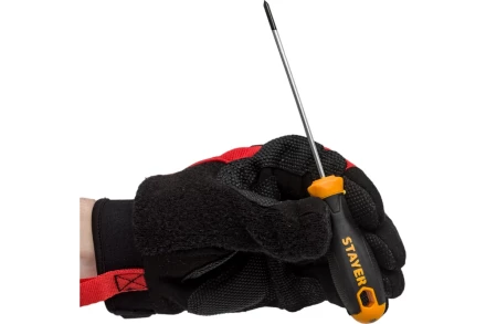 Отвертка STAYER &quot;MASTER&quot;, двухкомпонентная рукоятка, магнитный наконечник, PH0x100мм 2510-0-10_z03 купить в Нягани