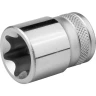 Торцовая головка KRAFTOOL "INDUSTRIE QUALITAT", Cr-V, внешний TORX, хромосатинированная, 1/2", Е 22 27810-22_z01 купить в Нягани
