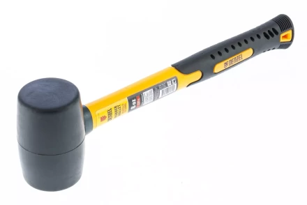 Киянка резиновая, 8 oz, черная резина, фибергласовая рукоятка// Denzel 7711175 купить в Нягани