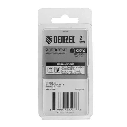 Бита SL8x50, 5 шт. Denzel 7711314 купить в Нягани