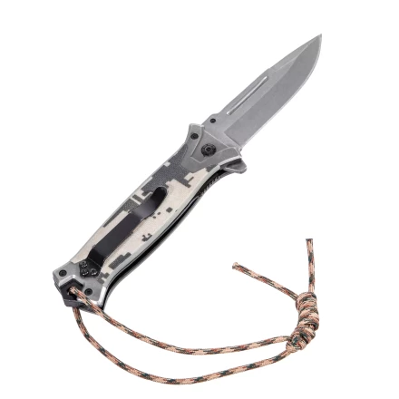 Нож складной Denzel, многоцелевой, системы Liner-Lock, с накладкой G10 на прямой рук-ке+стеклобой, 79208 купить в Нягани