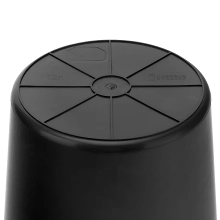 Ведро строительное пластмассовое, 12 л, высокопрочное с носиком Сибртех 81478 купить в Нягани