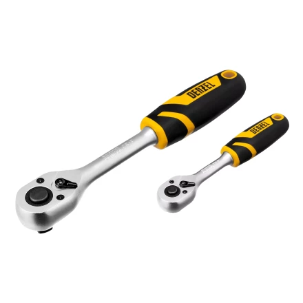 Набор инструментов Denzel, 1/2&quot;, 1/4&quot;, CrV, S2, пластиковый кейс, 82 предмета 15809 купить в Нягани