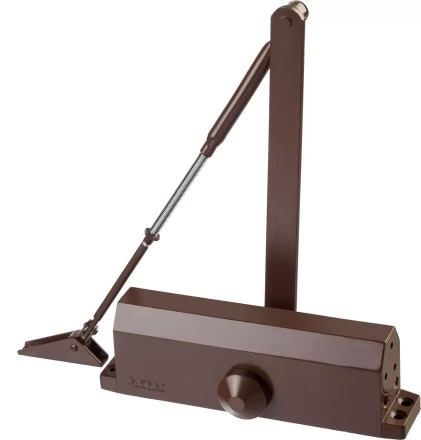 Доводчик дверной ЗУБР &quot;ПРОФЕССИОНАЛ&quot;, для дверей массой до 100 кг, цвет коричневый 37912-100 купить в Нягани