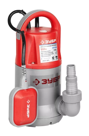 Насос ЗУБР погружной для чистой воды, пропускная способность 240 л/мин, 550Вт ЗНПЧ-550 купить в Нягани