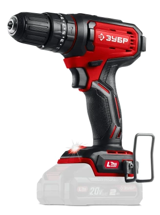 ЗУБР 20 В, 40 Нм, без АКБ (LMS), ударная дрель-шуруповерт (ДШУ-40) купить в Нягани