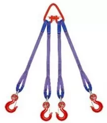 Строп текстильный четырехветвевой 4СТ 1.25 т L=2 м  SF7 30 мм Звено РТ- 3 купить в Нягани