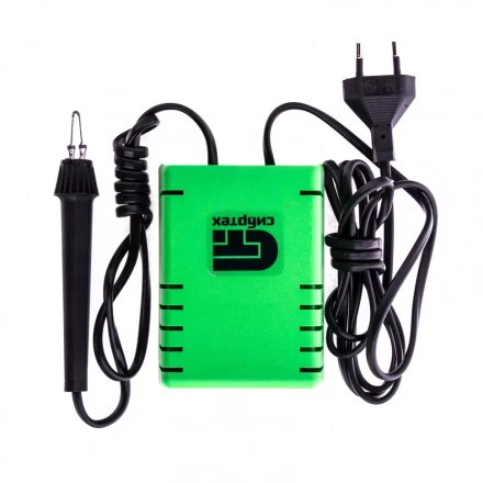 Электроприбор для выжигания по дереву &quot;Ажур&quot; с подставкой 2 проекции в комплекте Сибртех 91305 купить в Нягани