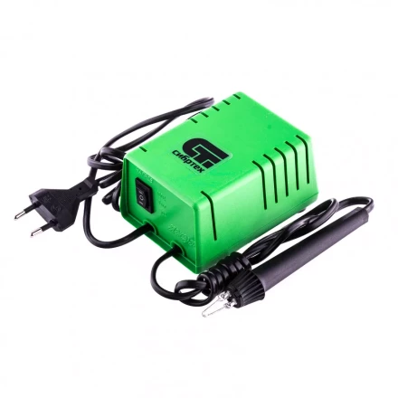 Электроприбор для выжигания по дереву &quot;Ажур&quot; с подставкой 2 проекции в комплекте Сибртех 91305 купить в Нягани