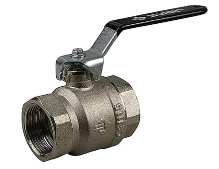 Кран шаровой ЗУБР полнопроходной &quot;мама-мама&quot;, ручка, хромиров латунь, 1/2&quot; 4-51320-C-1/2 купить в Нягани