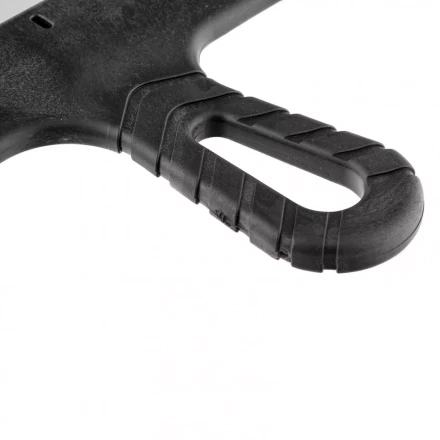 Шпатель из нержавеющей стали 200 мм зуб 6 х 6 мм пластмассовая ручка Россия 85158 купить в Нягани