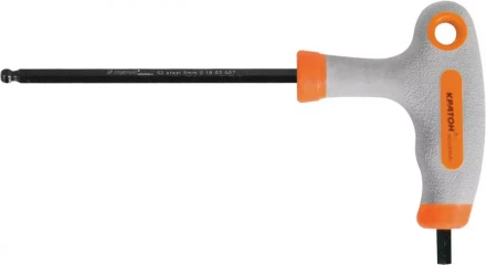 Ключ шестигр Т-образный шар 5 мм INDUSTRIAL Кратон 2 19 03 007 купить в Нягани