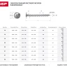 Саморезы ЗУБР с прессшайбой по листовому металлу до 0,9мм, PH2, 4,2х41мм, ТФ6, 12шт 4-300196-42-041 купить в Нягани