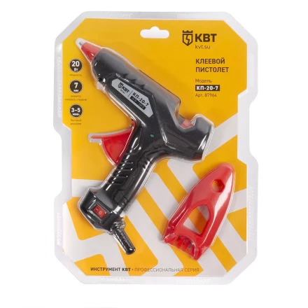 Пистолет клеевой КВТ КП-20-7 20 Вт, стержня 7 мм (87964) купить в Нягани