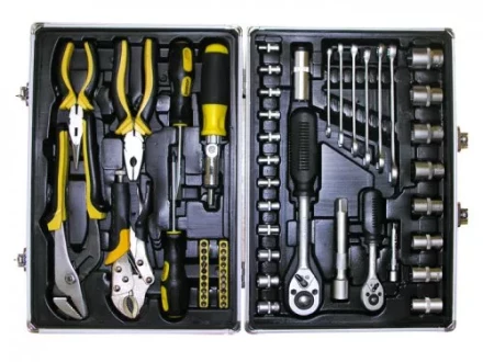 Набор инструмента 59 предметов алюминиевый кейс 57055 купить в Нягани