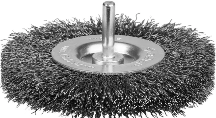ЗУБР &quot;ЭКСПЕРТ&quot;. Щетка дисковая для дрели, двухрядная, витая стальная проволока 0,3мм, 75мм 35198-075-2_z01 купить в Нягани