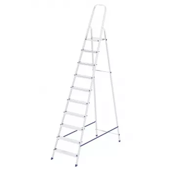 Стремянка 10 ступеней алюминиевая СИБРТЕХ Pоссия 97721 купить в Нягани