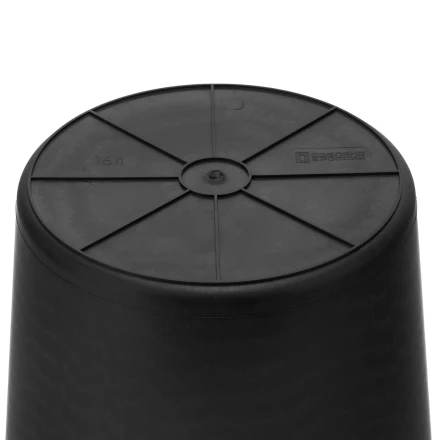 Ведро строительное пластмассовое, 16 л, высокопрочное с носиком Сибртех 81479 купить в Нягани