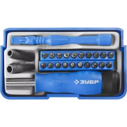 Набор ЗУБР &quot;ПРОФЕССИОНАЛ&quot;: Отвертки  для точных работ, 24предм 25648-H24 купить в Нягани