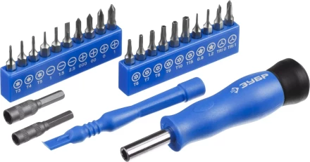 Набор ЗУБР &quot;ПРОФЕССИОНАЛ&quot;: Отвертки  для точных работ, 24предм 25648-H24 купить в Нягани