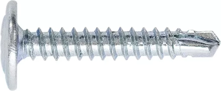 Саморезы 4,2х75 с прессшайбой PH №2 наконечник сверло оцинкованные 5 шт ШУРУПЬ 48773 купить в Нягани