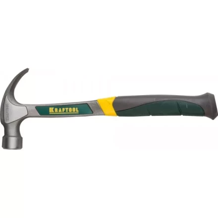 Молоток-гвоздодер, KRAFTOOL 20270, цельнометаллический, 560г 20270 купить в Нягани