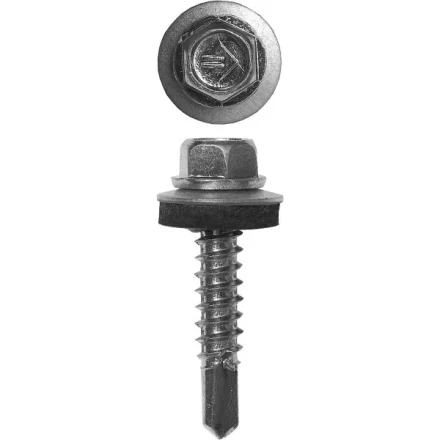 Саморезы ЗУБР &quot;ПРОФЕССИОНАЛ&quot; оцинков., для крепл. кров. матер. к металл. констр., 5.5x38мм, 1500шт 4-300310-55-038 купить в Нягани