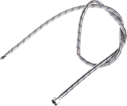 Подводка гибкая STAYER для воды к смесителям, оплетка из нерж стали, укороченная, г/ш 1/2&quot; - 1,5м 51016-150 купить в Нягани