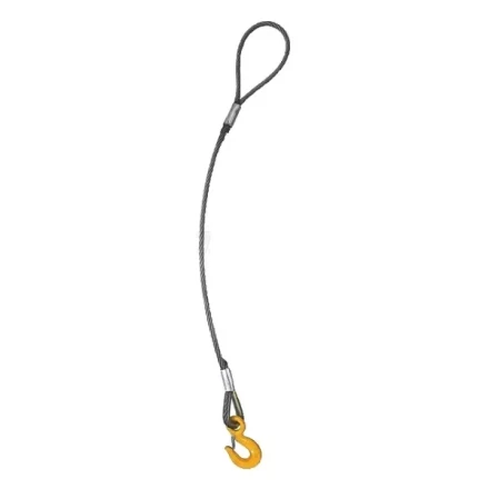 Строп канатный одноветвевой 1СК 0.8 т L=7.5 м с кч din 1.0 т канат din опрессовка купить в Нягани