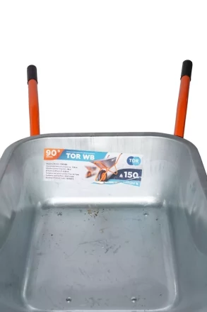 Тачка строительная 90 л 150 кг TOR WB одноколесная 1025872 купить в Нягани