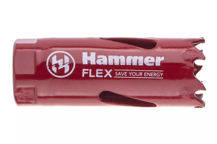 Коронка биметаллическая HAMMER Ф20х38мм 1/2" BiMETALL (224-002) купить в Нягани