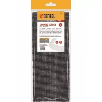 Сетка абразивная DENZEL P 240 115x280 мм 5 шт 75183 купить в Нягани